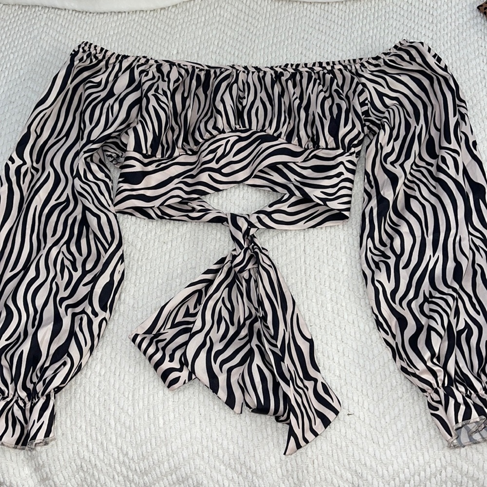 Zebra Print Crop top